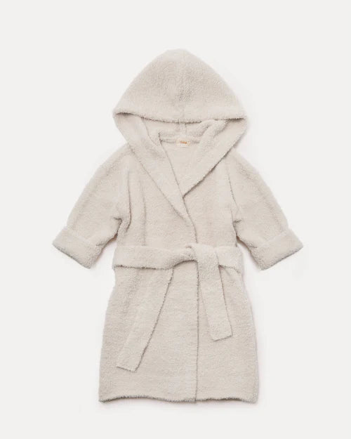 7AM Enfant Fuzzy Robe - Ecru