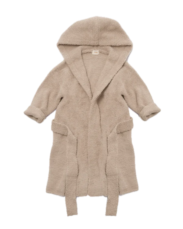 7AM Enfant Fuzzy Robe - Pecan