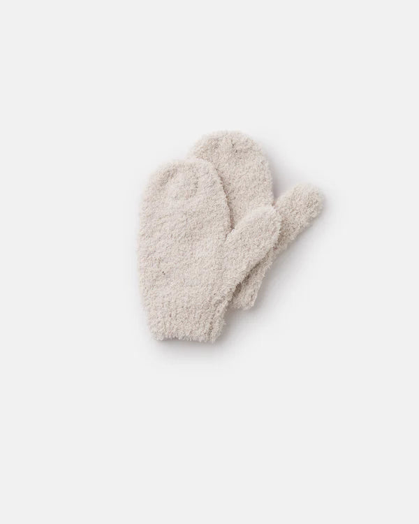7AM Enfant Fuzzy Mittens - Ecru