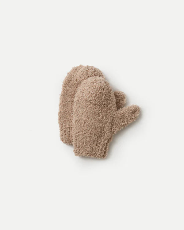 7AM Enfant Fuzzy Mittens - Pecan