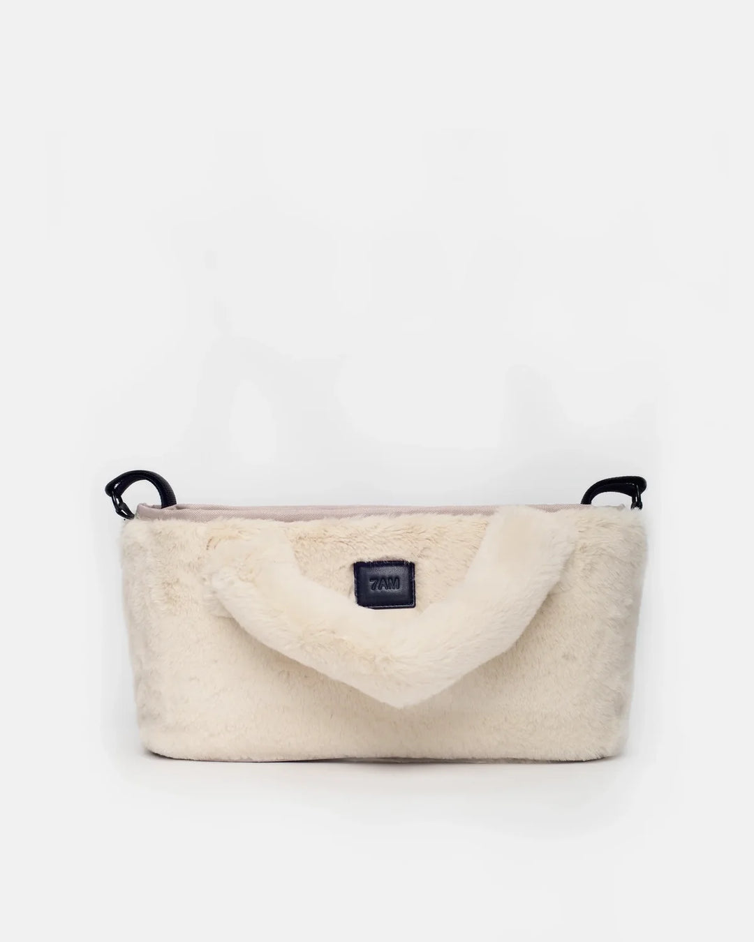 7AM Enfant Romy Stroller Organizer Ushuaia - Arctic White Fur