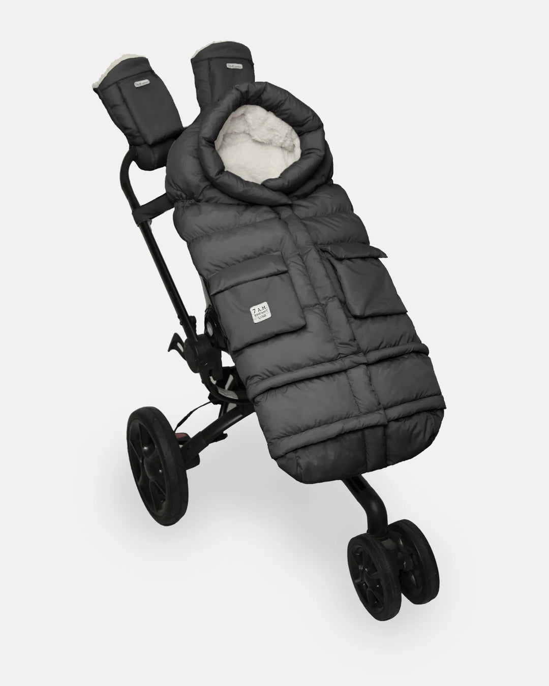 7AM Enfant Blanket 212 Evolution Oslo Cloud - Black Oslo/Plush