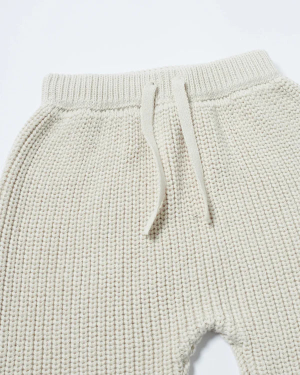 7AM Enfant Chunky Tennis Lounge Pants - Ecru