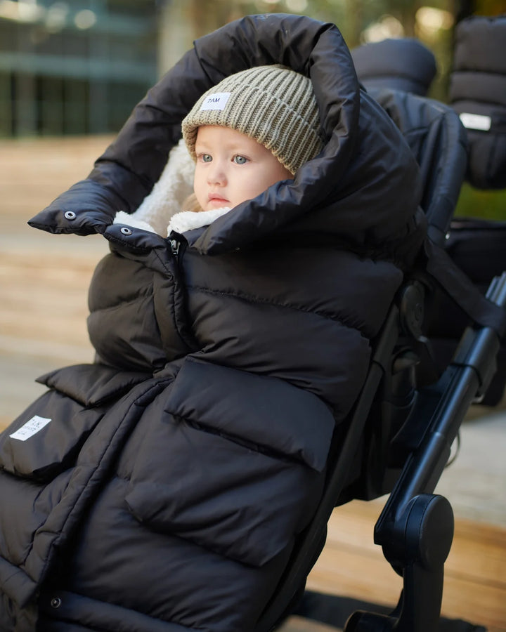 7AM Enfant Blanket 212 Evolution Oslo Cloud - Black Oslo/Plush