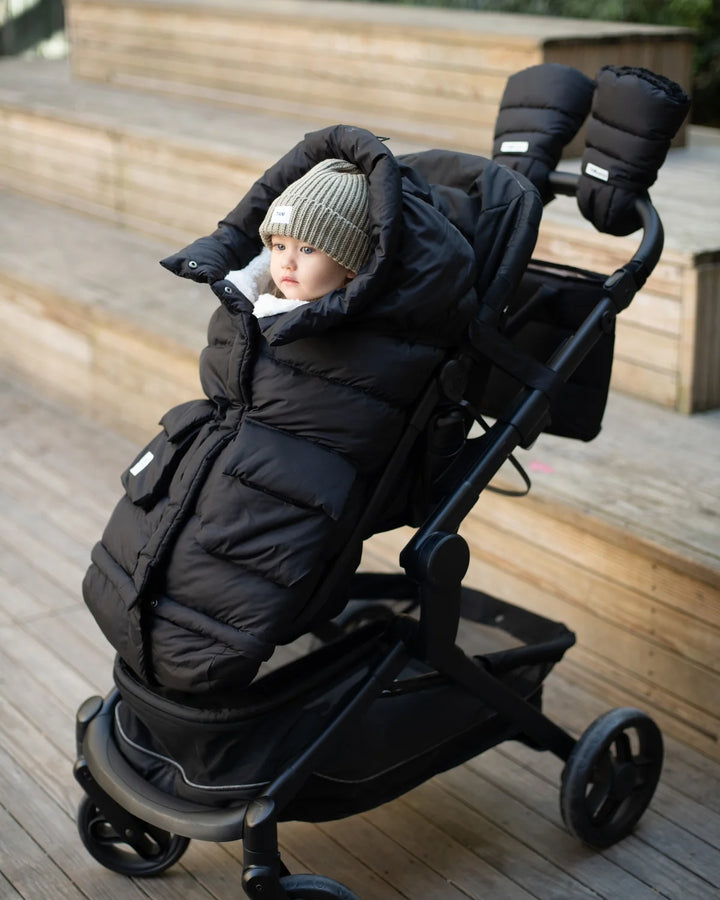 7AM Enfant Blanket 212 Evolution Oslo Cloud - Black Oslo/Plush