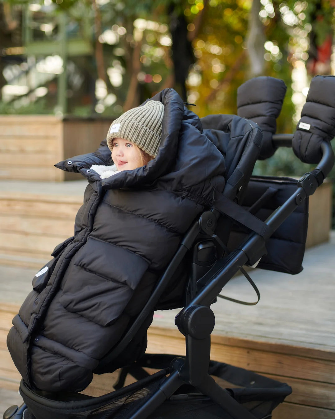 7AM Enfant Blanket 212 Evolution Oslo Cloud - Black Oslo/Plush