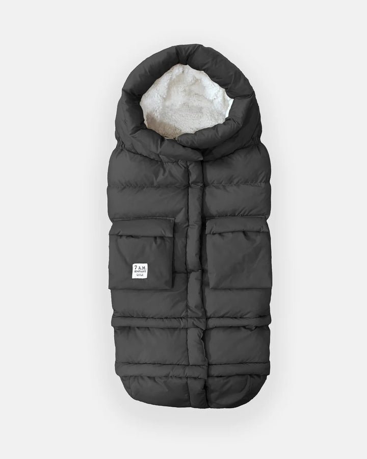 7AM Enfant Blanket 212 Evolution Oslo Cloud - Black Oslo/Plush