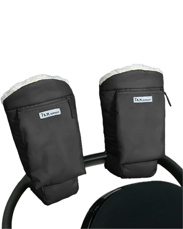 7AM Enfant Oslo Collection Warmmuffs Stroller Muffs - Black