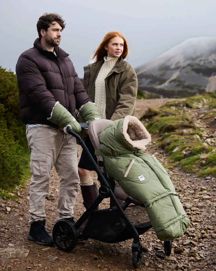 7AM Enfant Blanket 212 Helsinki Collection - Woodland Greige Faux Fur