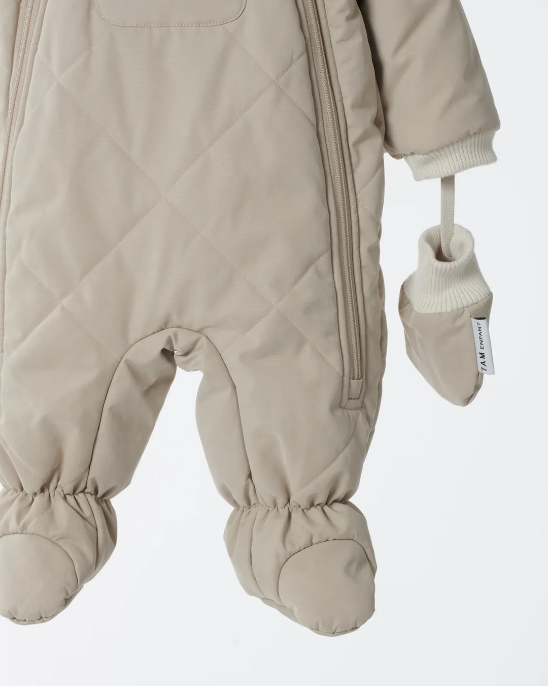 7AM Enfant Benji Plush Snowsuit - Oat