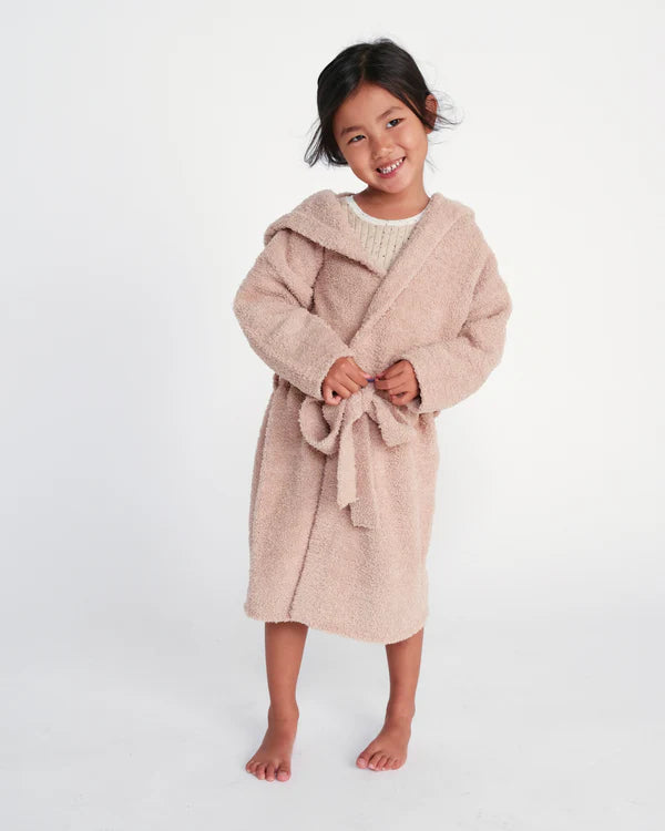 7AM Enfant Fuzzy Robe - Pecan