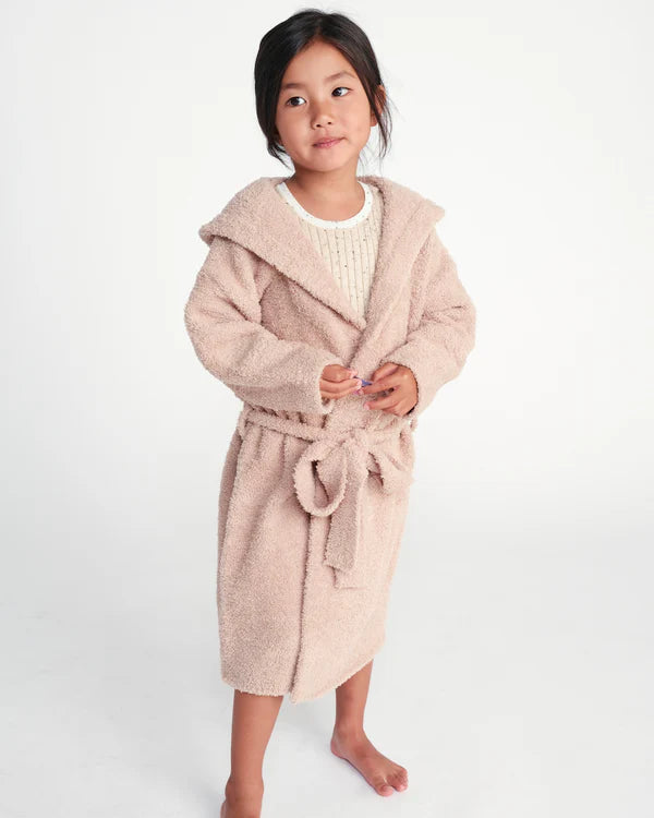 7AM Enfant Fuzzy Robe - Pecan