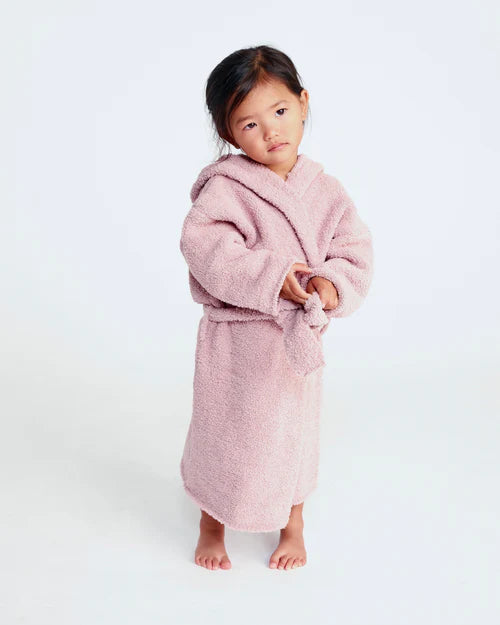 7AM Enfant Fuzzy Robe - Ash Rose