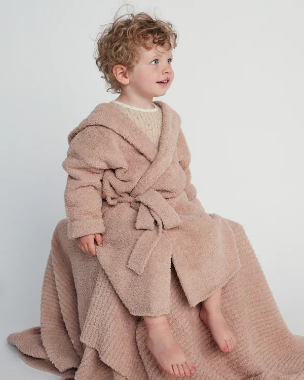 7AM Enfant Fuzzy Robe - Pecan
