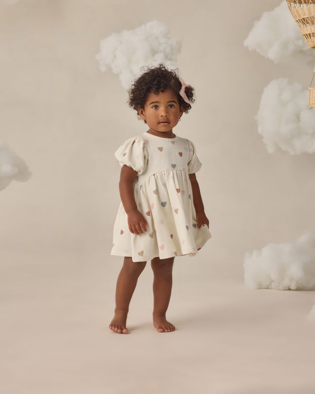 Quincy Mae Darla Dress - Confetti Hearts