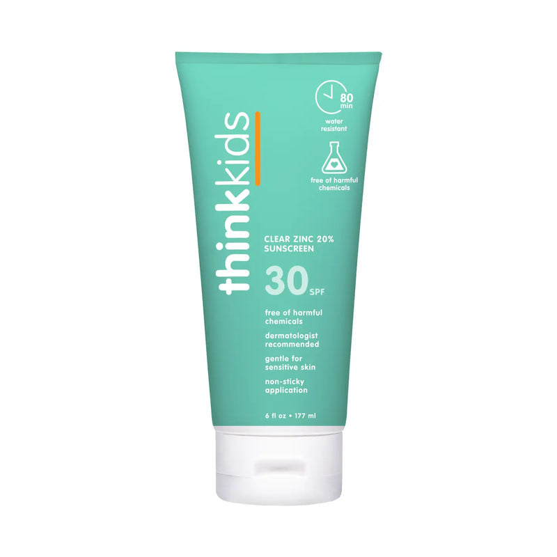 Think Kids Spf 30 Clear Zinc Sunscreen - 6oz