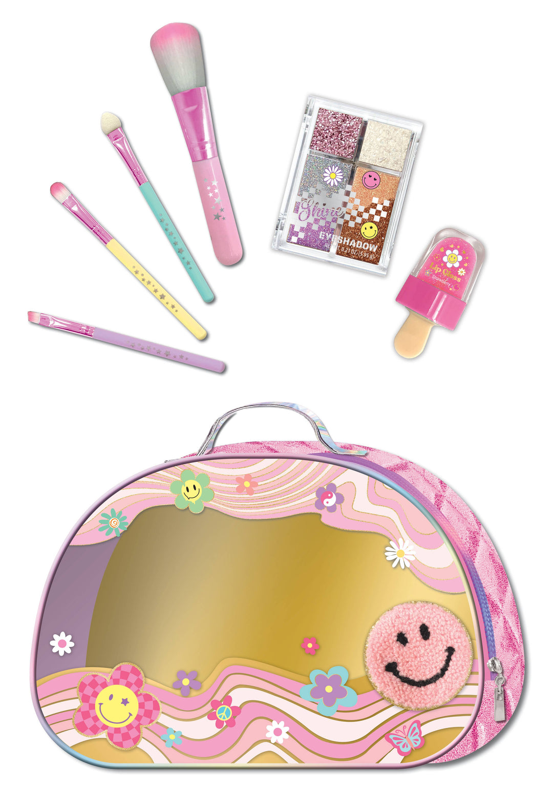 Hot Focus Glamz Beauty Bag - Groovy Flower