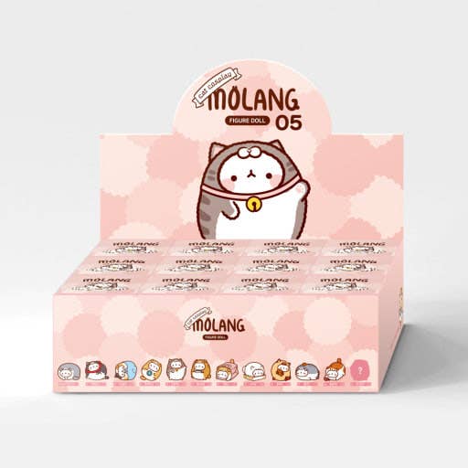 Molang Lazy Cat Costume Figure Blind Box
