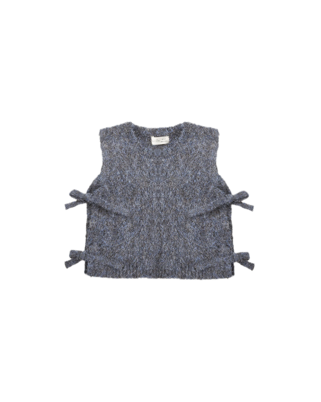 Rylee + Cru Bow Sweater Vest - Midnight