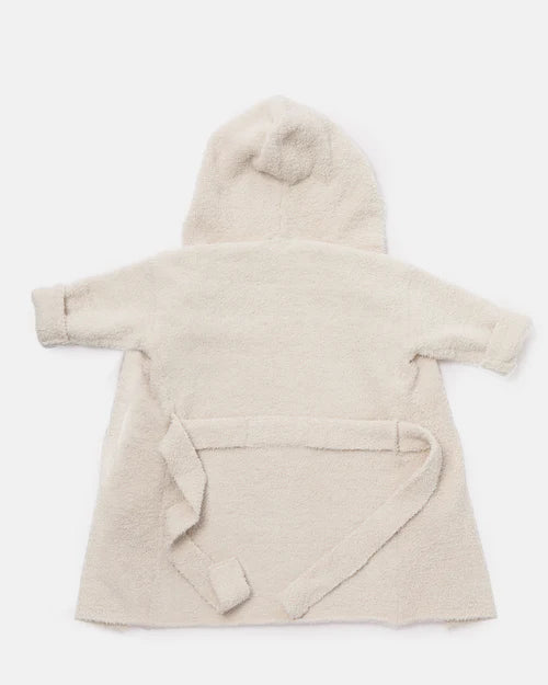7AM Enfant Fuzzy Robe - Ecru