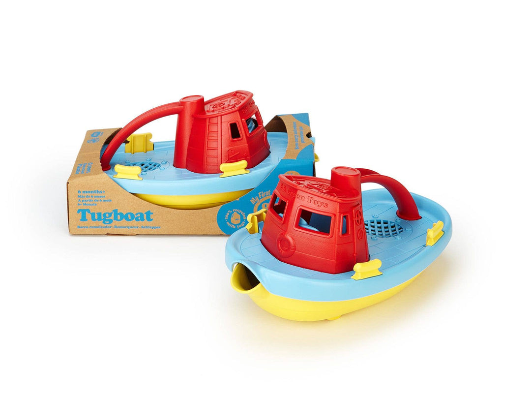 Green Toys Tug Boat - Red