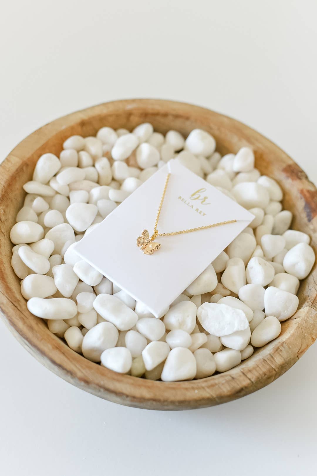 Bella Rey Gabrielle 18k Gold Plated Dainty Butterfly Necklace