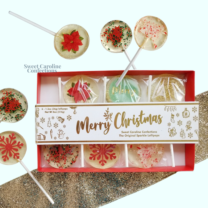 Sweet Caroline Christmas Lollipop Box