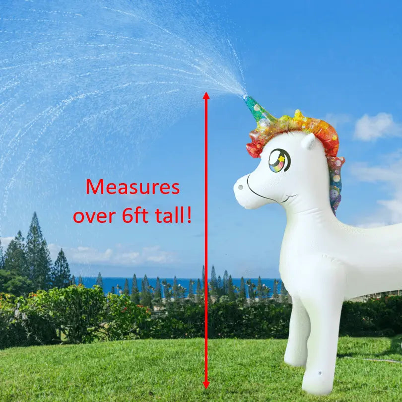 Pool Candy Gigantic Inflatable Unicorn Sprinkler