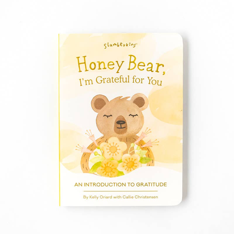Slumberkins Honey Bear's Gratitude Plush Set - 2 Books