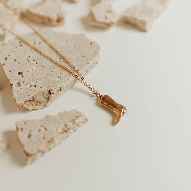 Mauve Jewelry Co. Dolly Boot Necklace