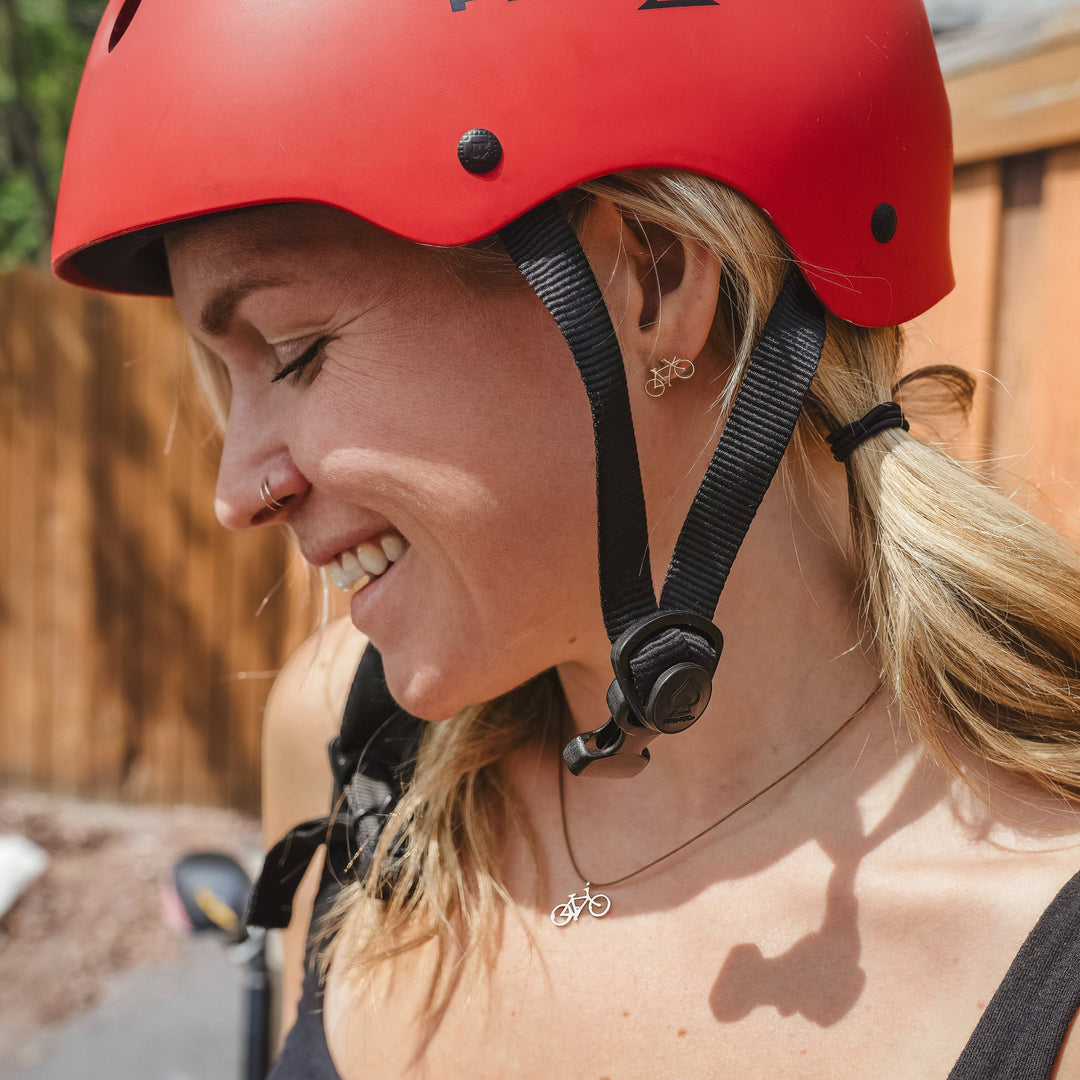 Bronwen Bicycle Post Earrings