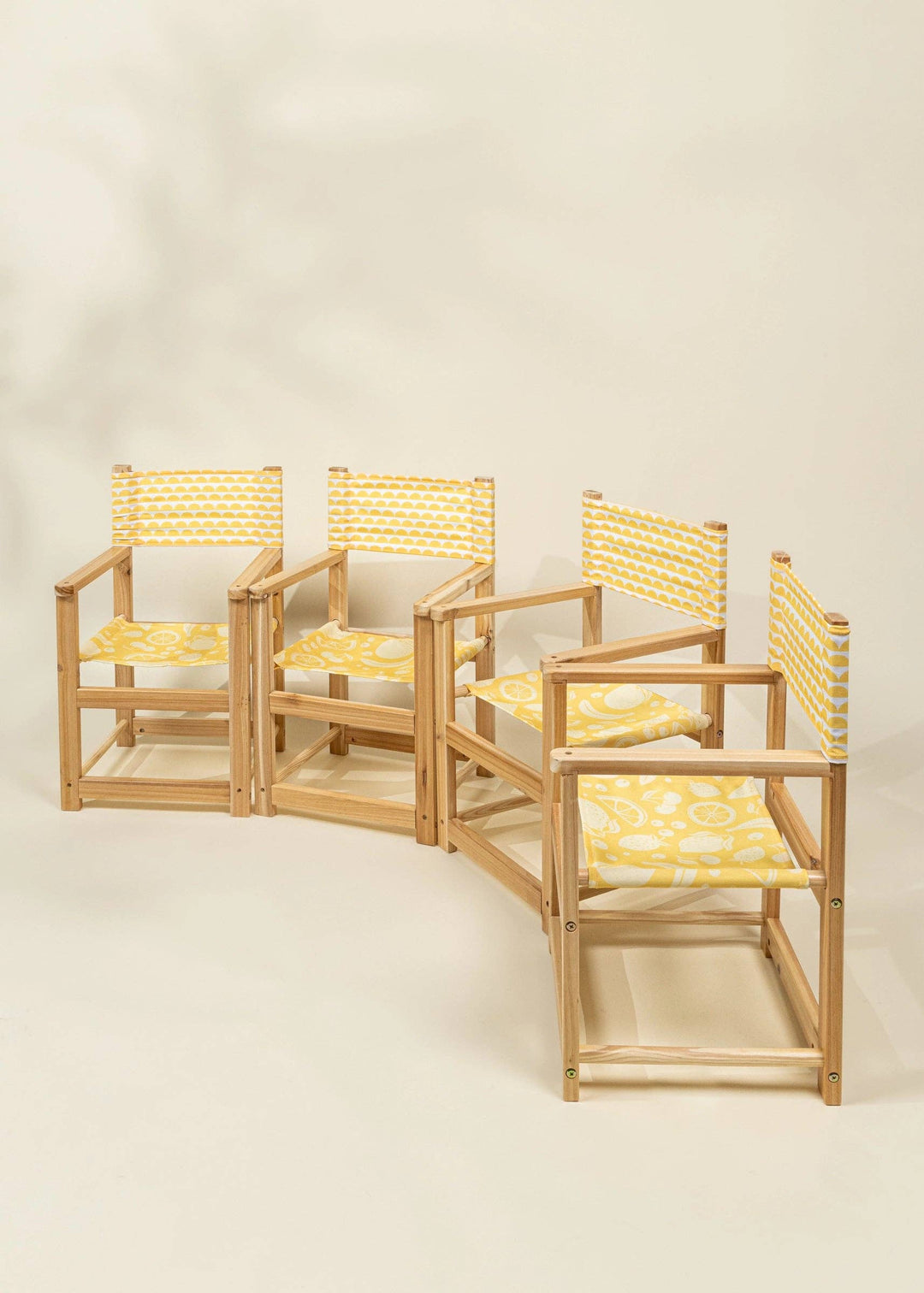 Coco Village Kids’ Patio Set 4 Chairs and Parasol – Summer Fruits