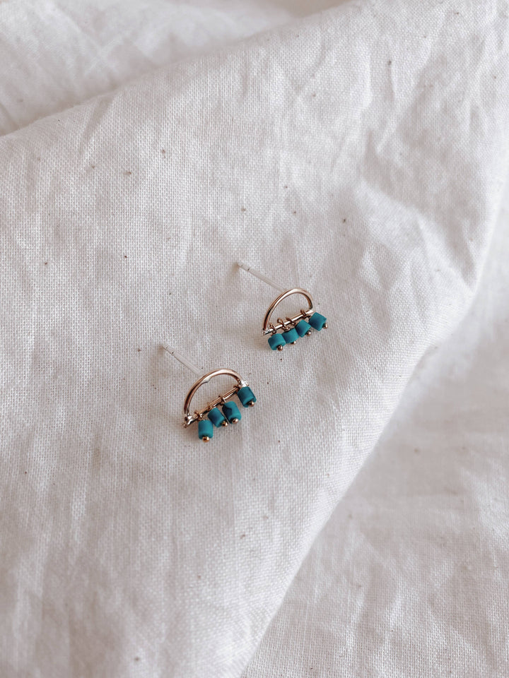 Milk Moon Sunrise Studs