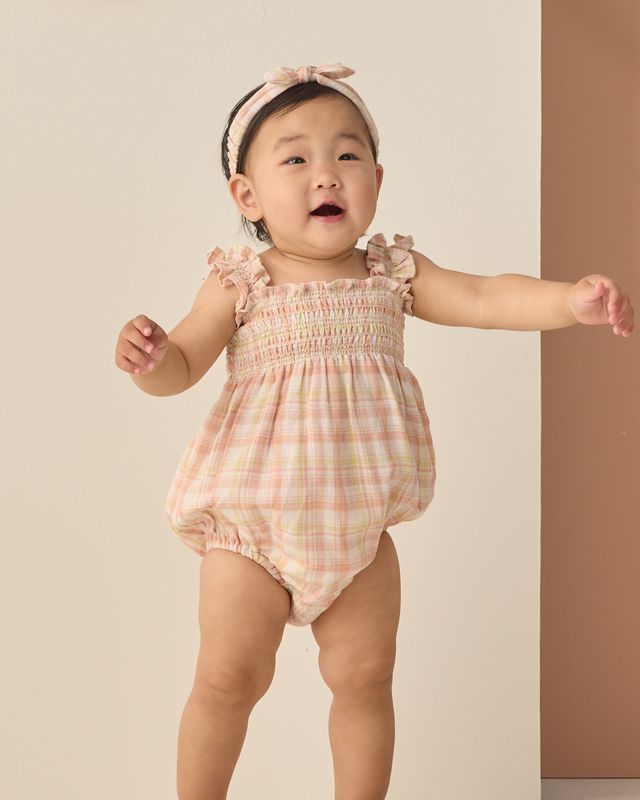 Rylee + Cru Julia Romper - Summer Plaid