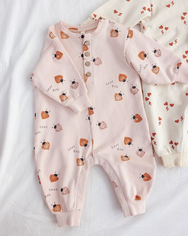 Quincy Mae Relaxed Jumpsuit - Love Bug