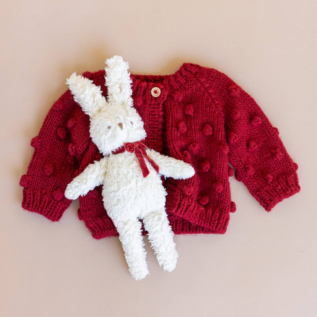 Blueberry Hill Popcorn Cardigan - Red