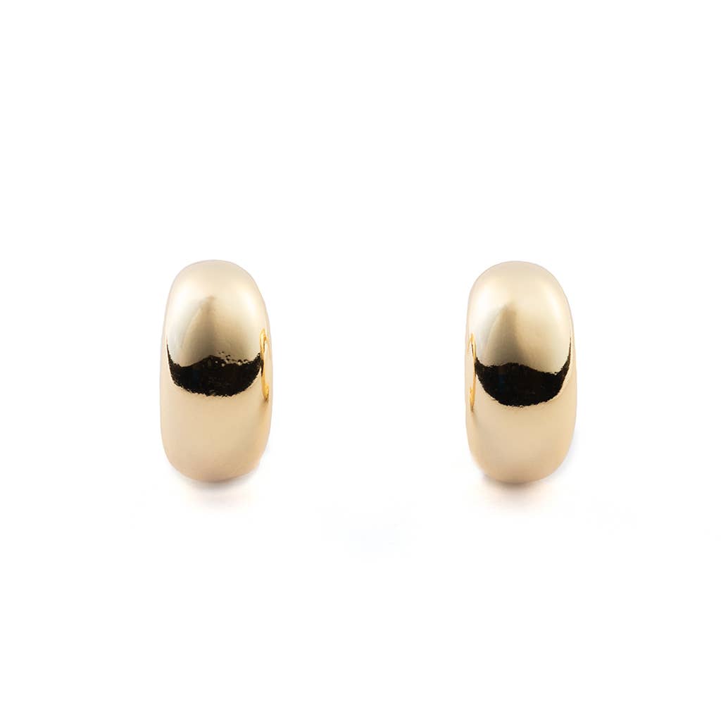Bronwen Vintage Hoop Post Earrings