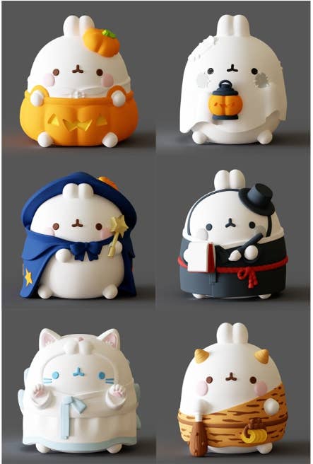Molang Halloween Blind Box Figures - Vol.2