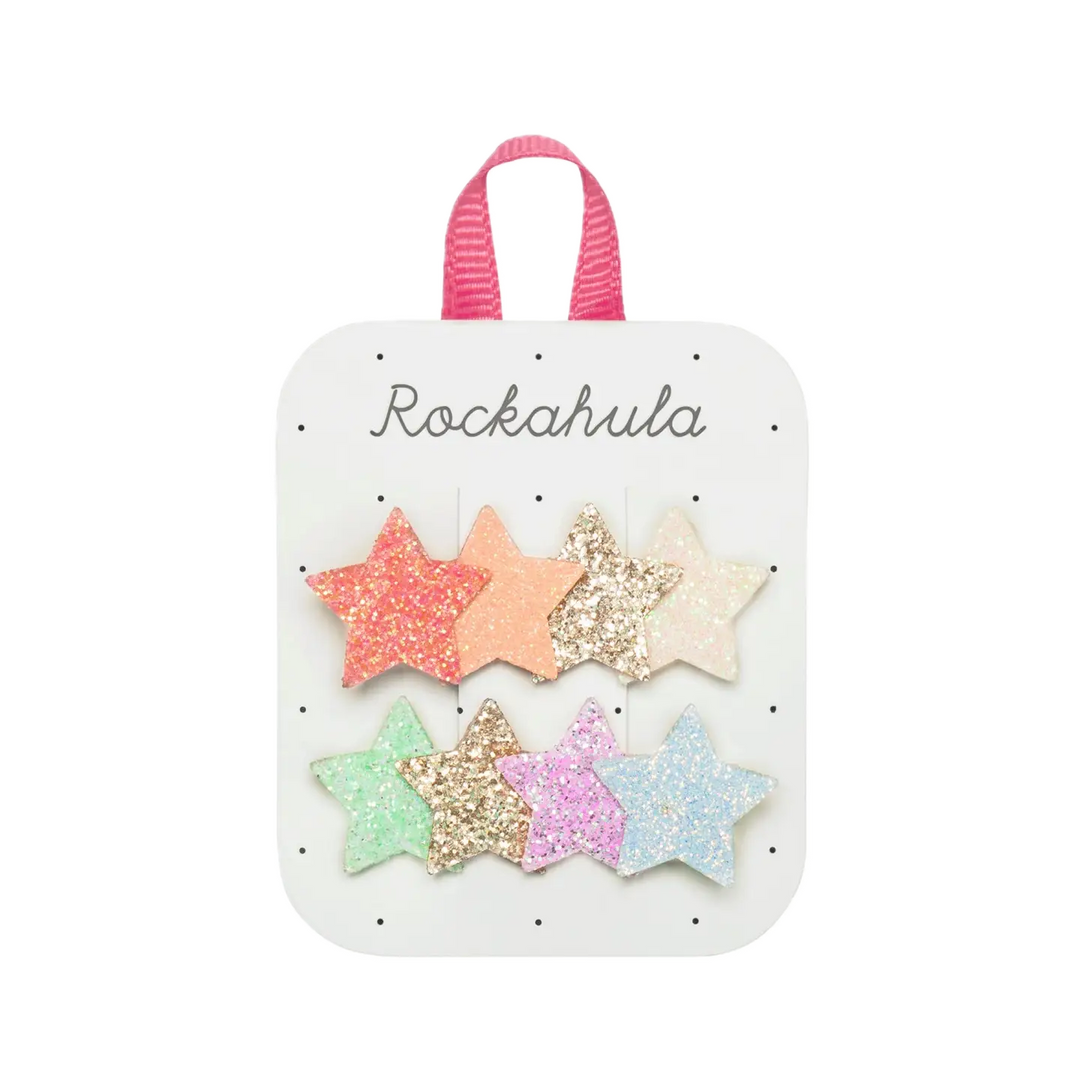 Rockahula Rainbow Shimmer Star Clips