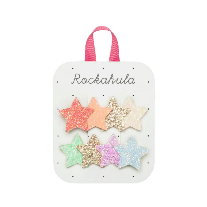 Rockahula Rainbow Shimmer Star Clips