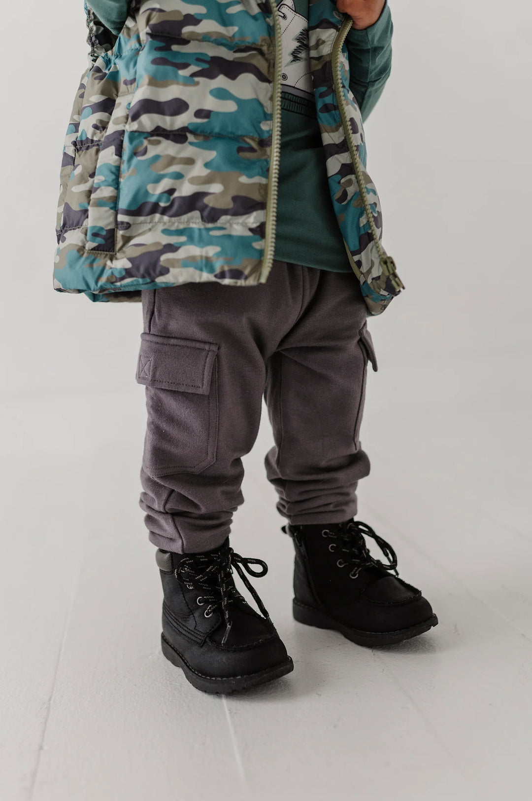 Babysprouts Cargo Pants - Tornado Grey