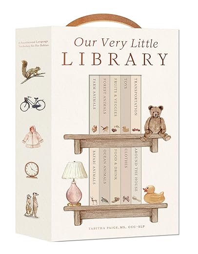 Our Very Little Library Board Book Set: A Foundational Language Vocabulary