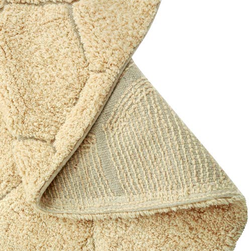 Lorena Canals Washable Rug - Round Honeycomb Golden