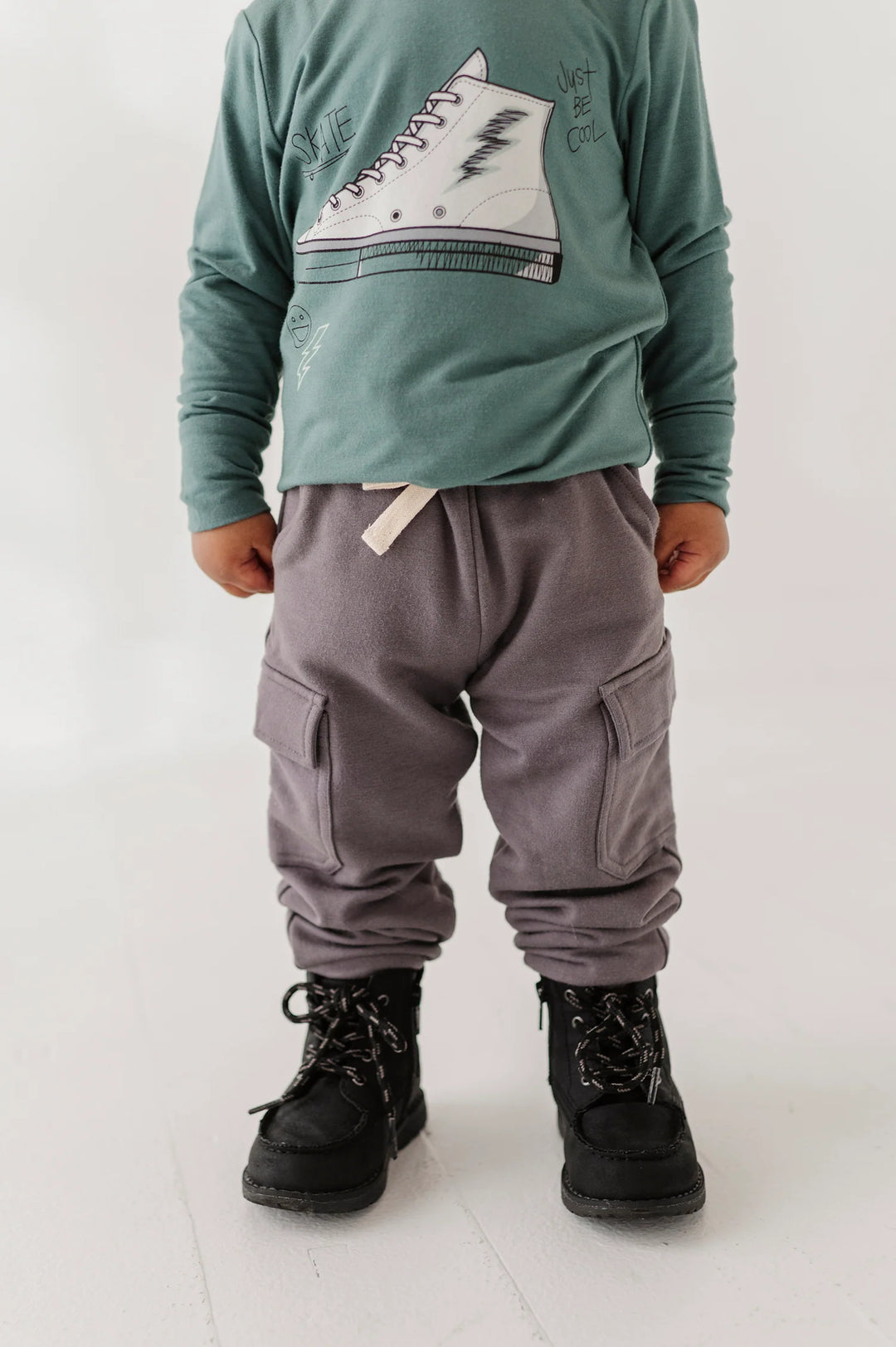 Babysprouts Cargo Pants - Tornado Grey
