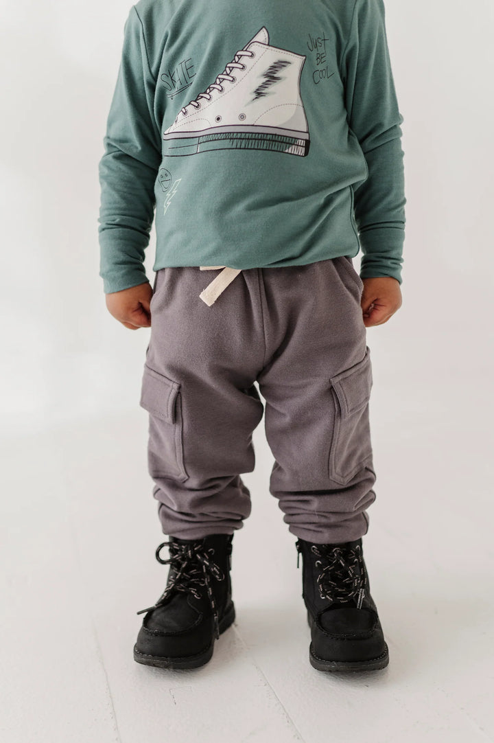 Babysprouts Cargo Pants - Tornado Grey