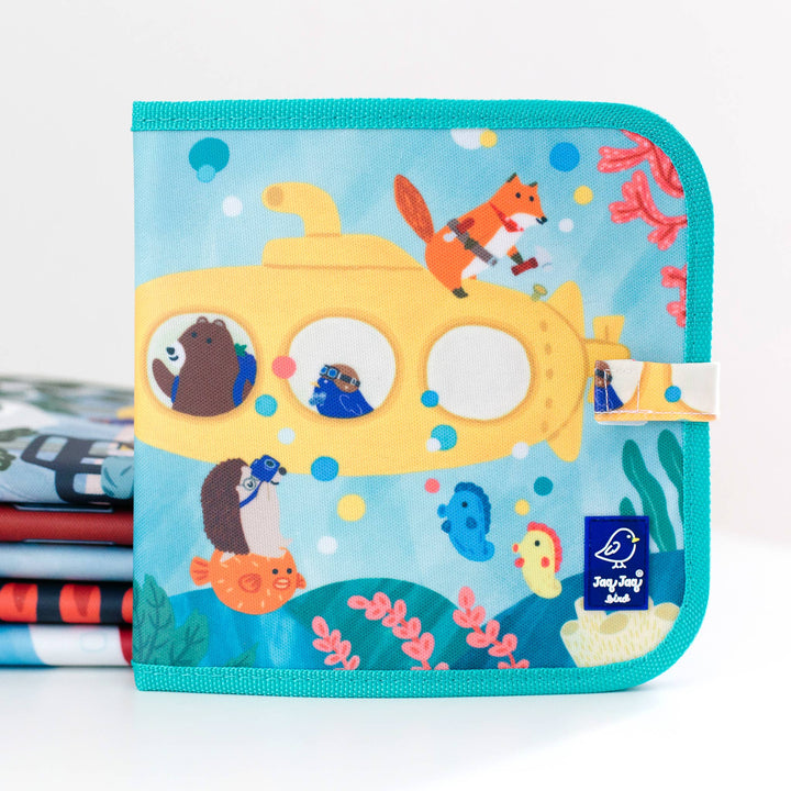 Jaq Jaq Bird Submarine Activity Dry Erase Book