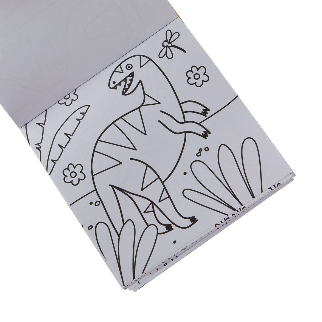 Ooly Carry-Along Coloring Book Set - Dinoland (10 PC Set)