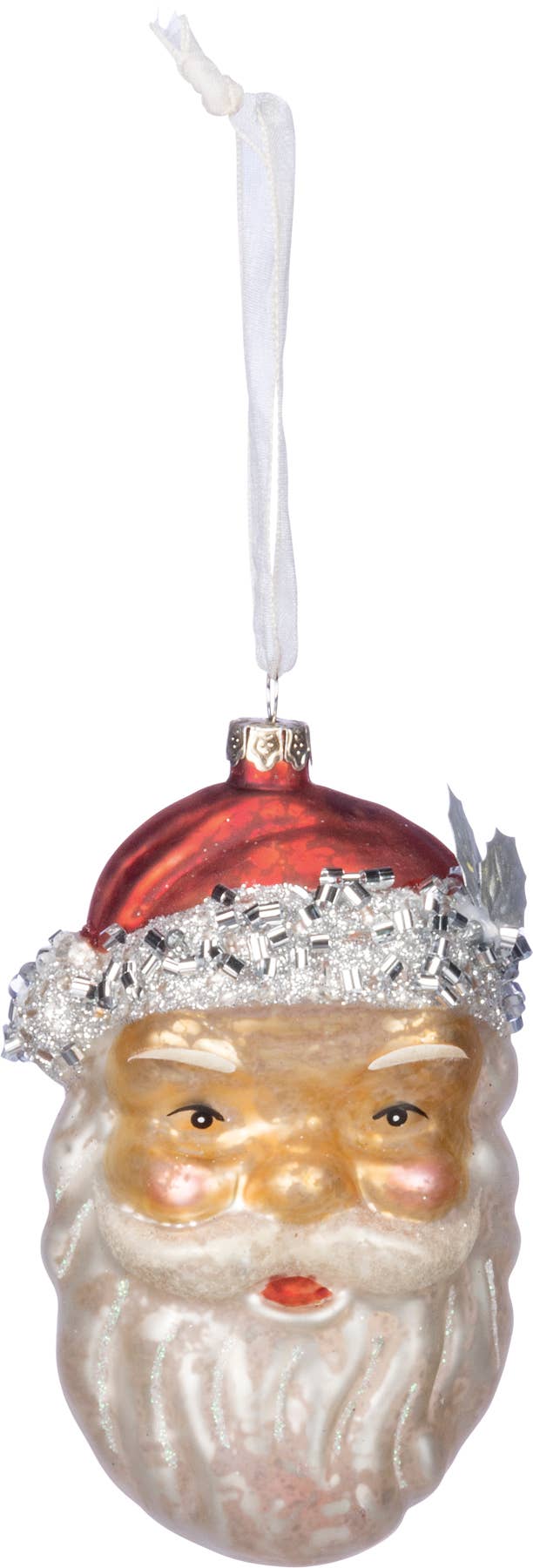 Primitives By Kathy Glass Santa Face Ornament