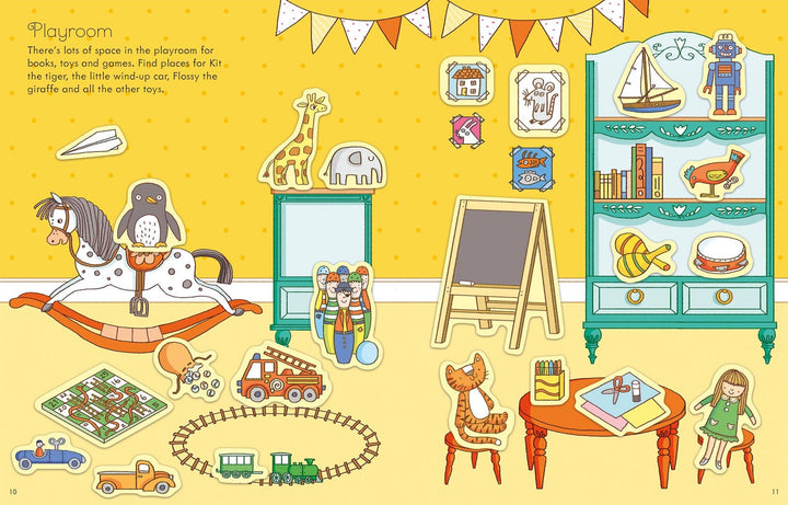 Usborne First Sticker Book Dollhouse