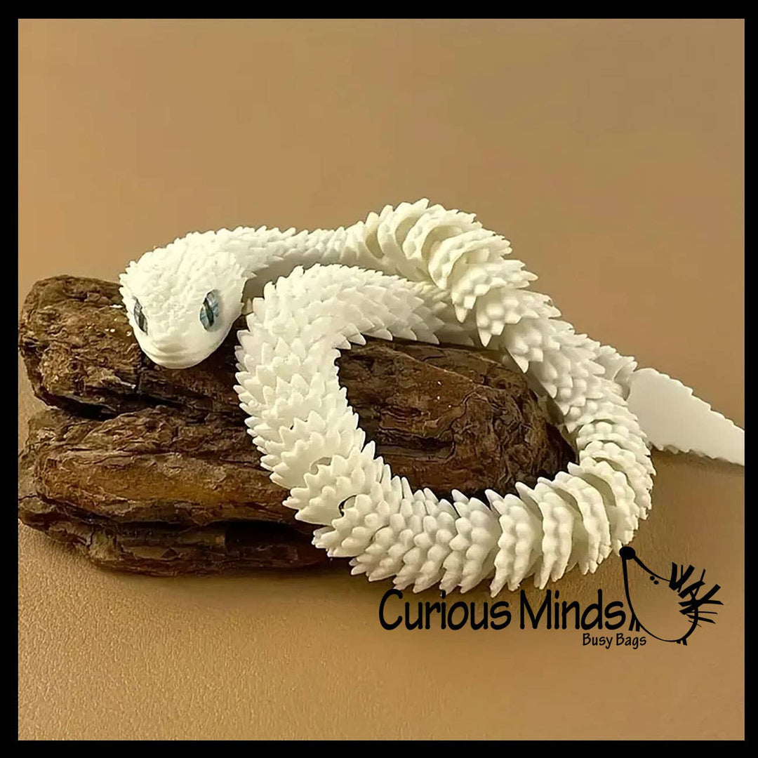 Curious Minds Toys 3D Printed Large 12" Snake Wiggle Articulated Jointed Motion